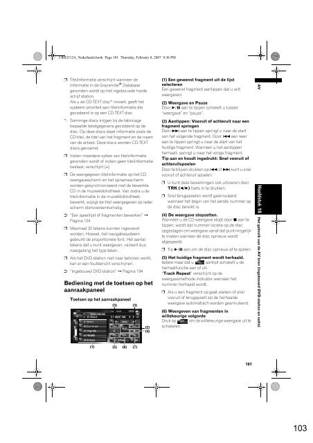 Pioneer AVIC-HD3 (RU) - Software manual - n&eacute;erlandais