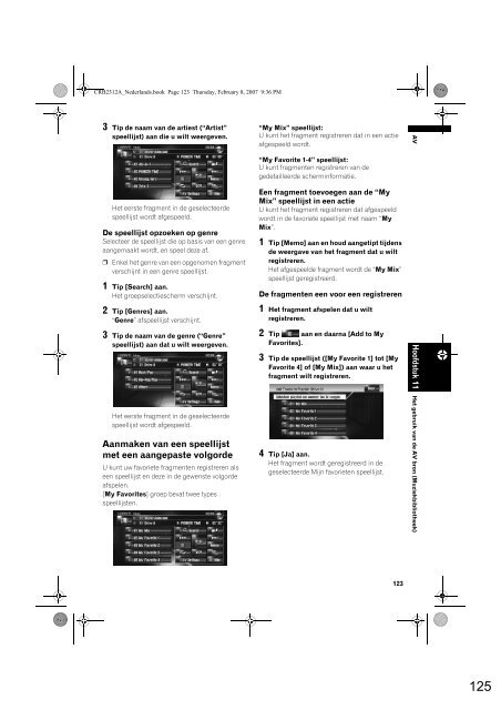 Pioneer AVIC-HD3 (RU) - Software manual - n&eacute;erlandais