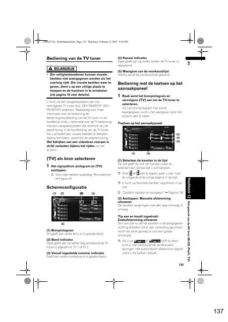 Pioneer AVIC-HD3 (RU) - Software manual - n&eacute;erlandais