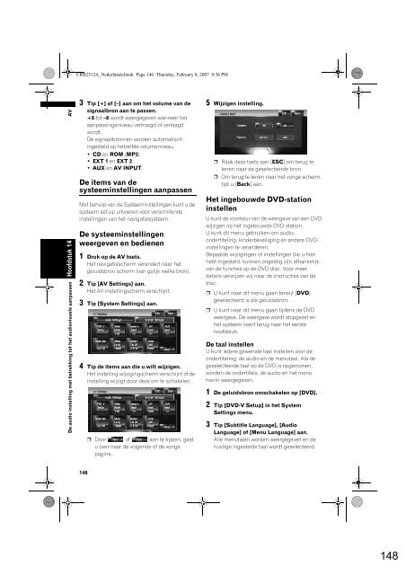 Pioneer AVIC-HD3 (RU) - Software manual - n&eacute;erlandais