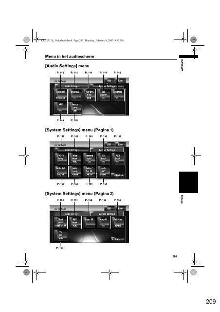 Pioneer AVIC-HD3 (RU) - Software manual - n&eacute;erlandais