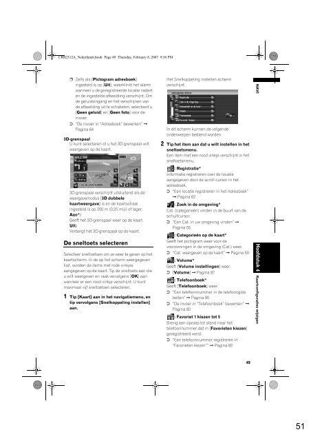 Pioneer AVIC-HD3 (RU) - Software manual - n&eacute;erlandais