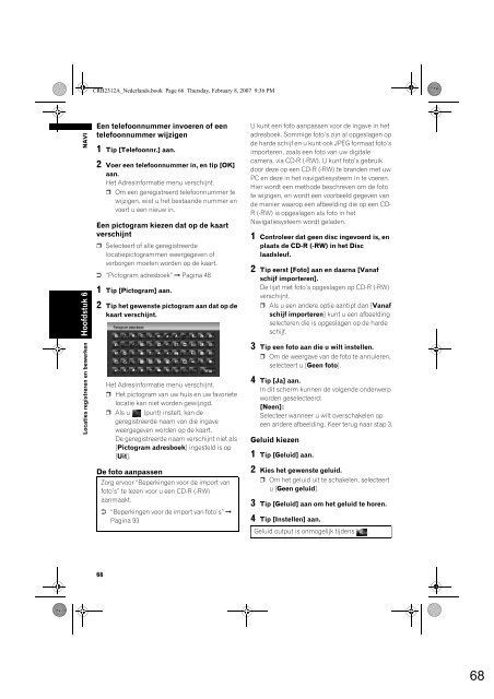 Pioneer AVIC-HD3 (RU) - Software manual - n&eacute;erlandais