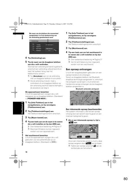 Pioneer AVIC-HD3 (RU) - Software manual - n&eacute;erlandais