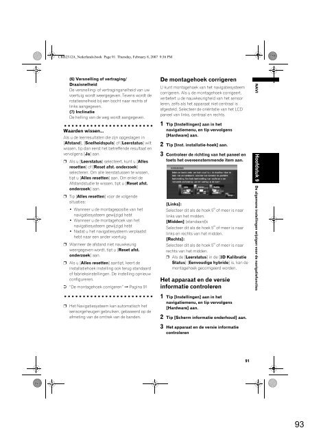 Pioneer AVIC-HD3 (RU) - Software manual - n&eacute;erlandais