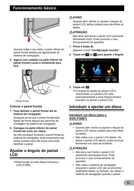 Pioneer AVIC-F9310BT - User manual - portugais