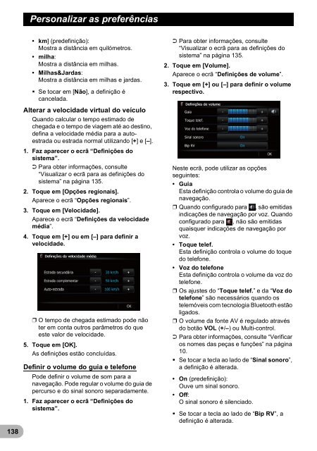 Pioneer AVIC-F9310BT - User manual - portugais