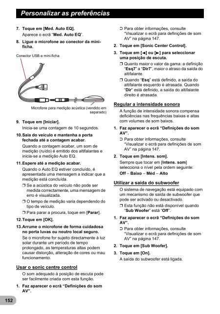 Pioneer AVIC-F9310BT - User manual - portugais