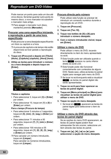 Pioneer AVIC-F9310BT - User manual - portugais