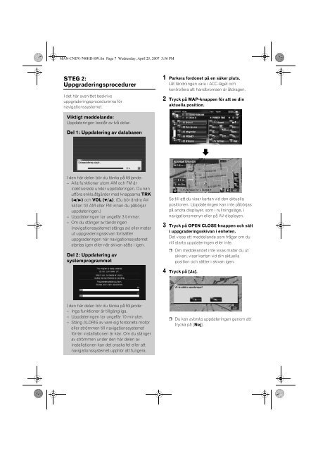 Pioneer CNDV-700HD - User manual - su&eacute;dois