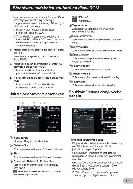 Pioneer AVIC-F900BT - User manual - tch&egrave;que