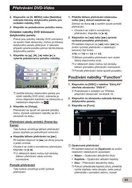 Pioneer AVIC-F900BT - User manual - tch&egrave;que