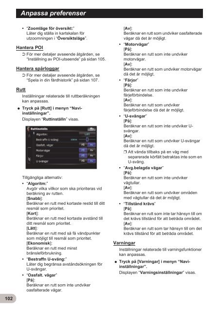 Pioneer AVIC-F900BT - User manual - su&eacute;dois