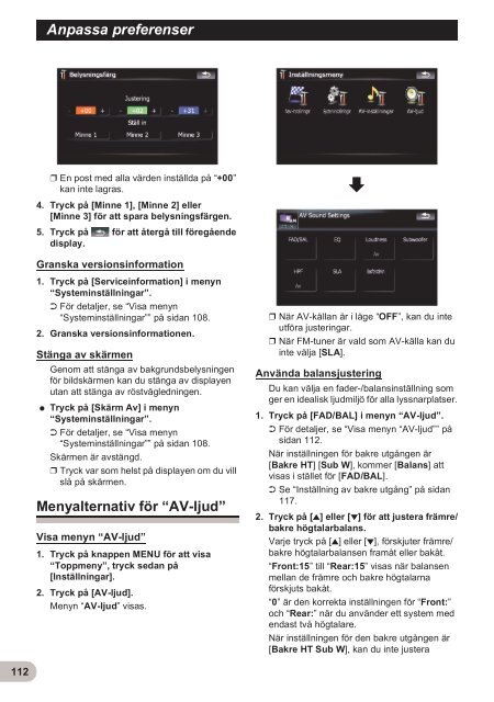 Pioneer AVIC-F900BT - User manual - su&eacute;dois