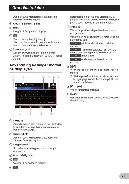Pioneer AVIC-F900BT - User manual - su&eacute;dois