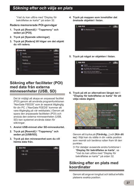 Pioneer AVIC-F900BT - User manual - su&eacute;dois