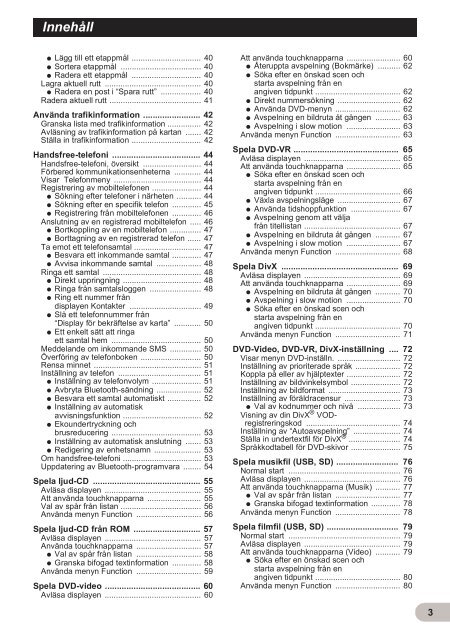 Pioneer AVIC-F900BT - User manual - su&eacute;dois