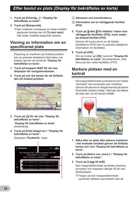 Pioneer AVIC-F900BT - User manual - su&eacute;dois