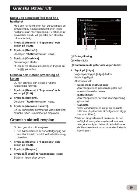 Pioneer AVIC-F900BT - User manual - su&eacute;dois