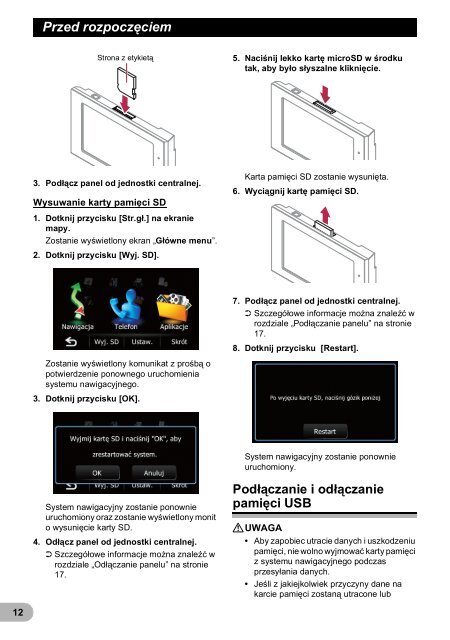 Pioneer AVIC-F3210BT - User manual - polonais