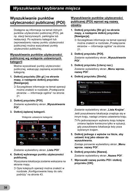 Pioneer AVIC-F3210BT - User manual - polonais