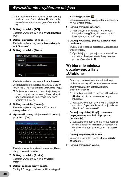 Pioneer AVIC-F3210BT - User manual - polonais