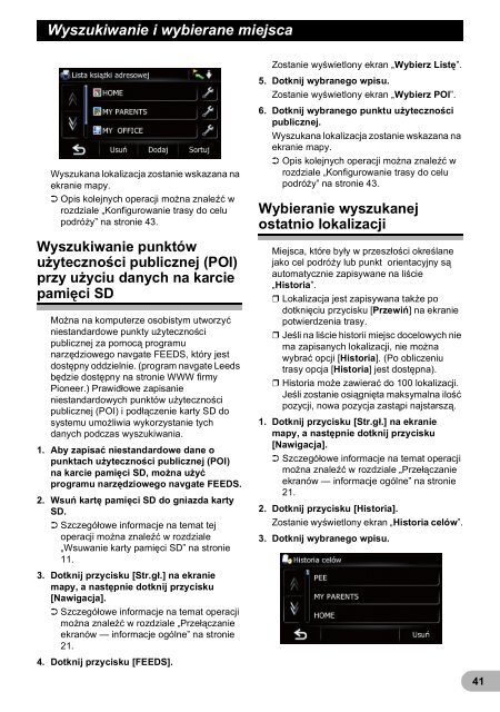 Pioneer AVIC-F3210BT - User manual - polonais