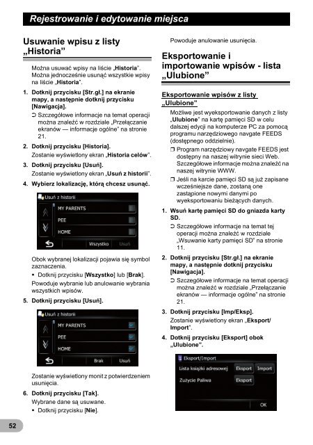 Pioneer AVIC-F3210BT - User manual - polonais