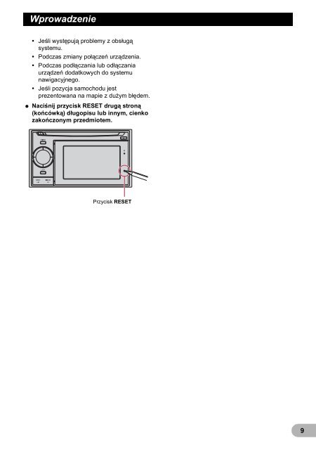 Pioneer AVIC-F3210BT - User manual - polonais