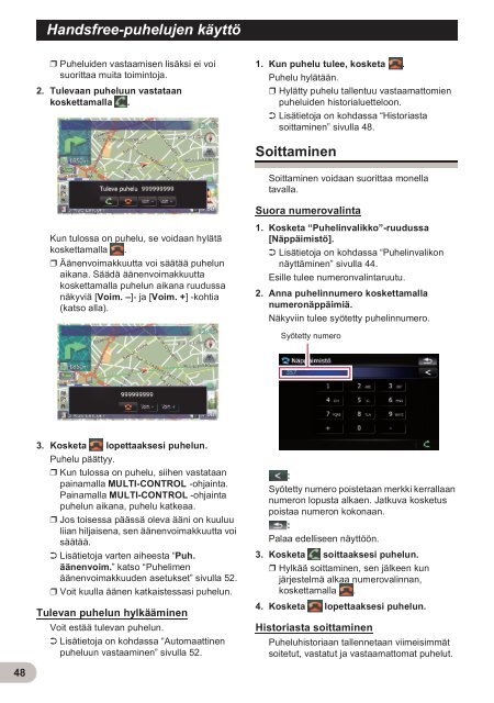 Pioneer AVIC-F500BT - User manual - finnois