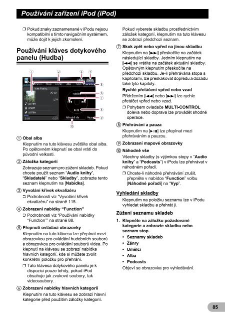 Pioneer AVIC-F710BT - User manual - tch&egrave;que