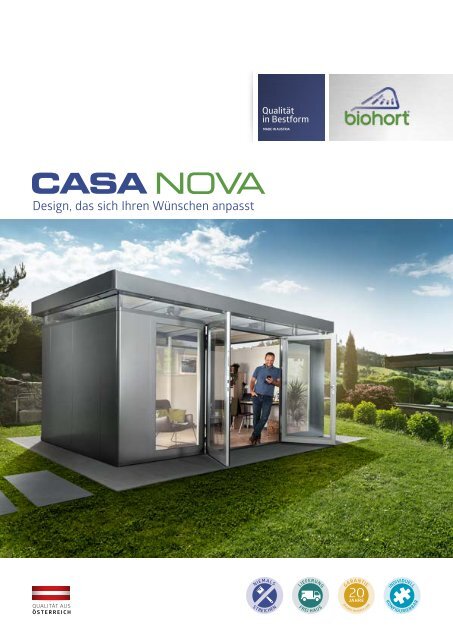 Biohort Casanova Gartenhaus