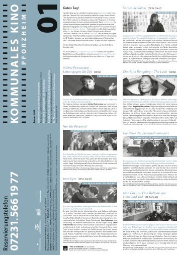 01 - Kommunales Kino Pforzheim