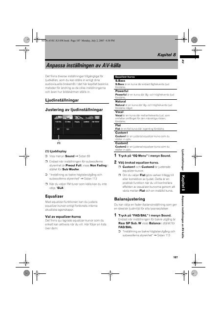 Pioneer AVIC-X3 - User manual - su&eacute;dois