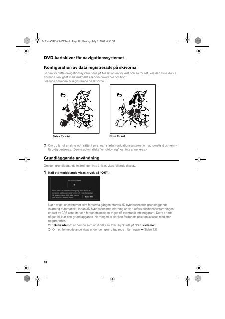 Pioneer AVIC-X3 - User manual - su&eacute;dois