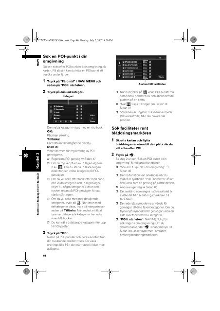 Pioneer AVIC-X3 - User manual - su&eacute;dois