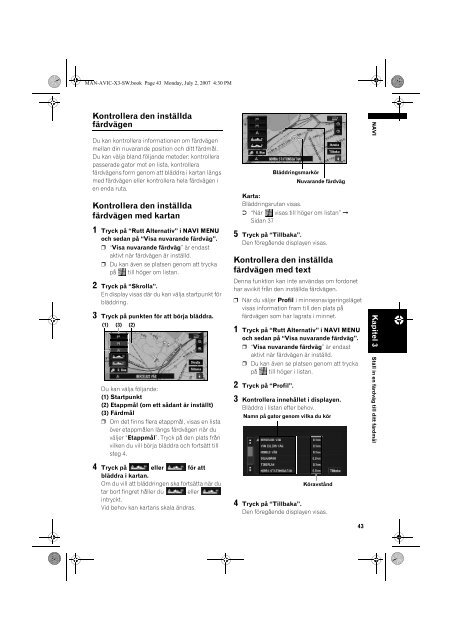 Pioneer AVIC-X3 - User manual - su&eacute;dois