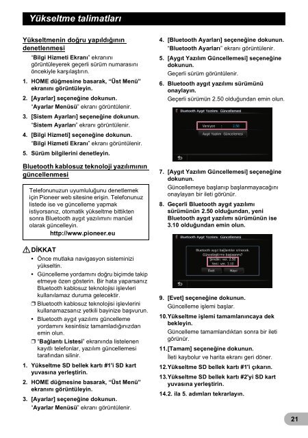 Pioneer CNSD-110FM_Russian - Addendum - turc