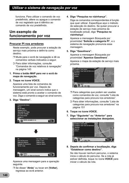 Pioneer AVIC-HD3-II - Software manual - portugais