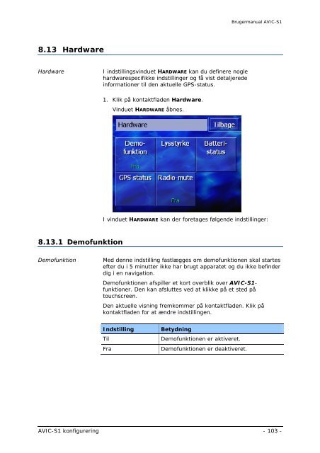 Pioneer AVIC-S1 - User manual - danois