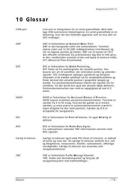 Pioneer AVIC-S1 - User manual - danois