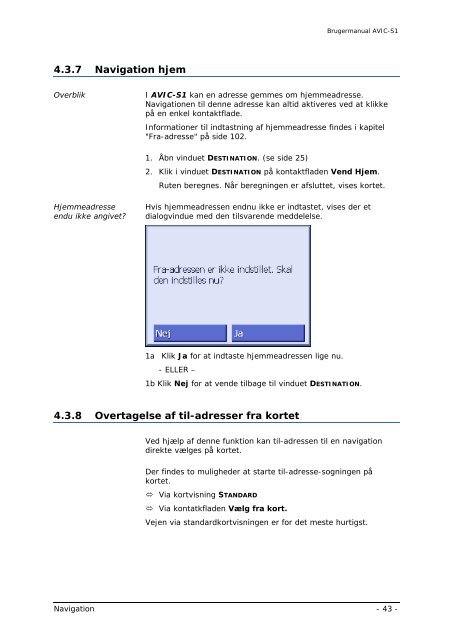 Pioneer AVIC-S1 - User manual - danois