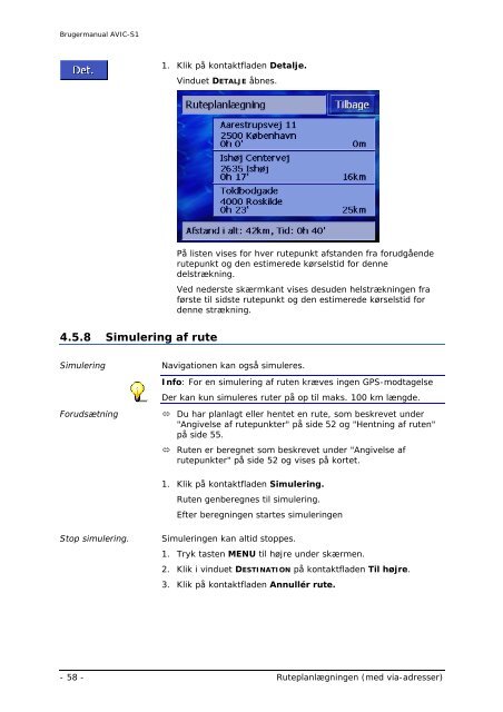 Pioneer AVIC-S1 - User manual - danois