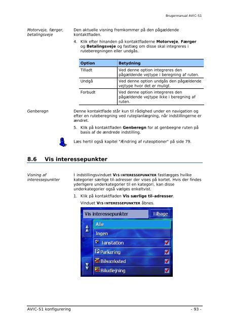 Pioneer AVIC-S1 - User manual - danois