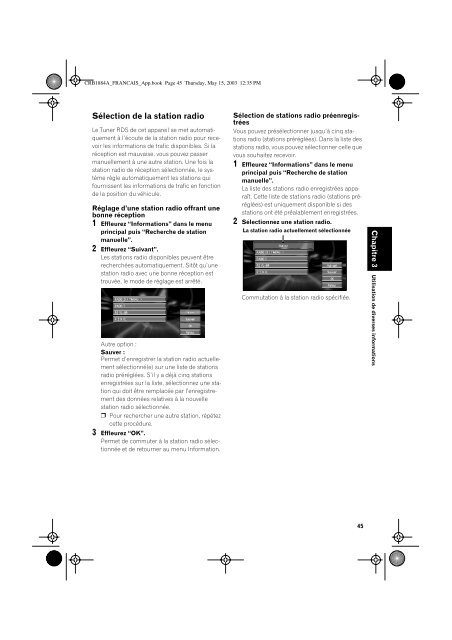Pioneer AVIC905HVT - User manual - fran&ccedil;ais