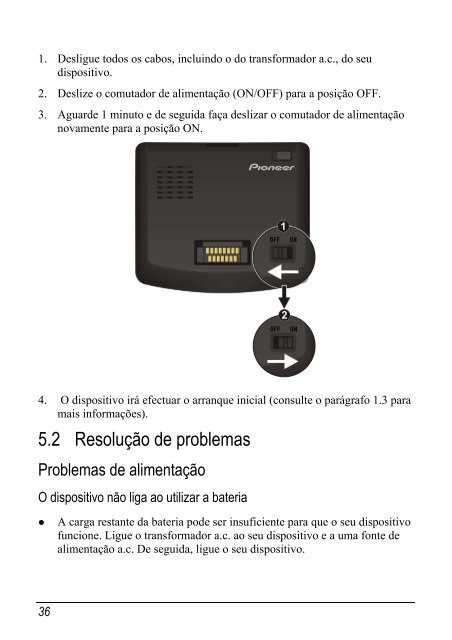 Pioneer AVIC-S2 (RU) - Hardware manual - portugais