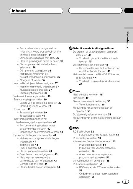 Pioneer ANH-P10MP - User manual - n&eacute;erlandais