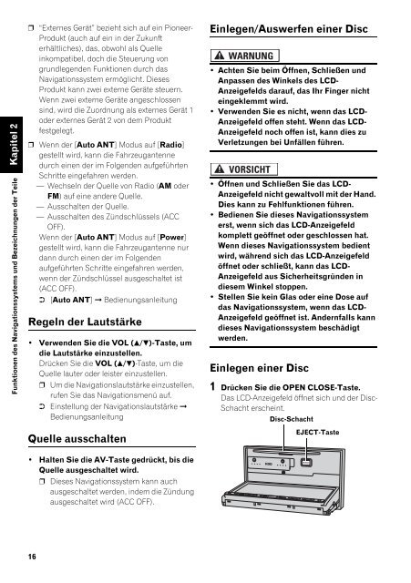 Pioneer AVIC-HD1BT - User manual - allemand