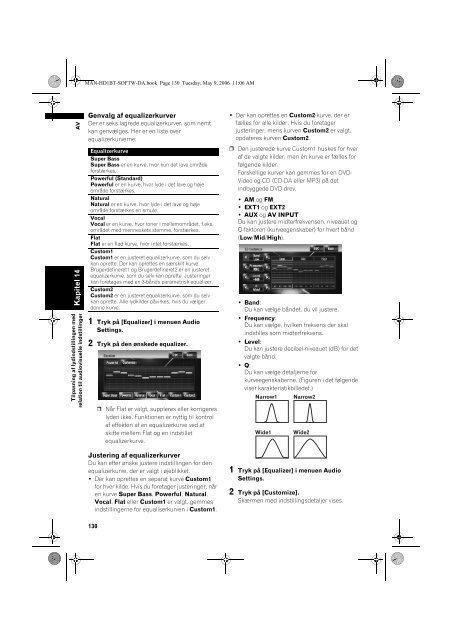 Pioneer AVIC-HD1BT - Software manual - danois