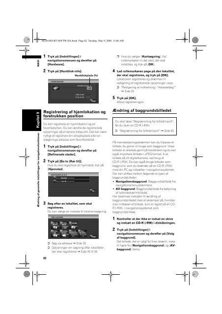 Pioneer AVIC-HD1BT - Software manual - danois